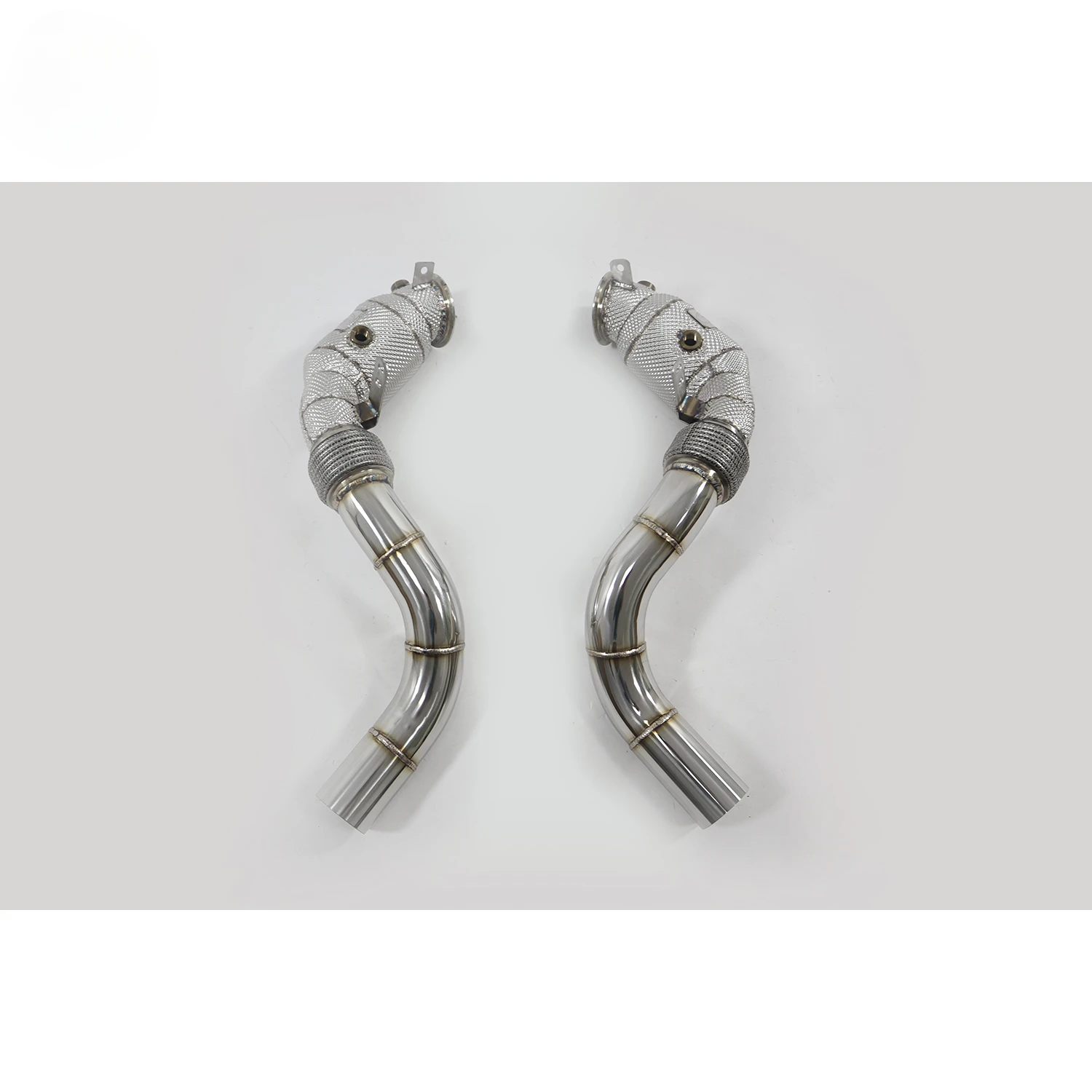 OUCHI Catless Exhaust Downpipe For BMW X5M/X6M F85/F86 2015-2019 4.4T S63 V8 Auto Performance Parts Pipe Exhaust System