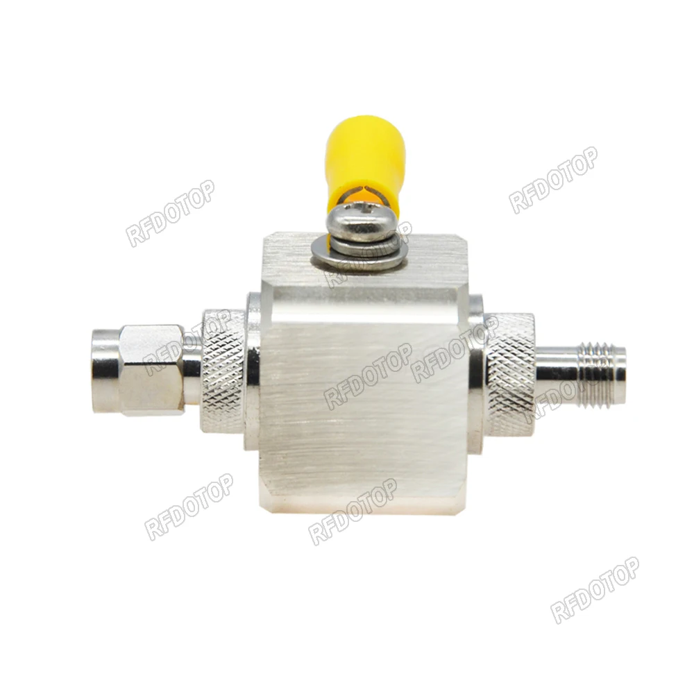 SMA Type Coaxial Lightning Arrester SMA Male to SMA Female 6GHz 50 Ohm Lightning Protector with 90V Gas Tube Surge Arrester