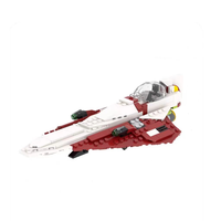 New Space Hegemony Movie Interstellar fighter Building Block Model DIY Assembly Toy Children Birthday Gift MOC-75333 MOC-136418