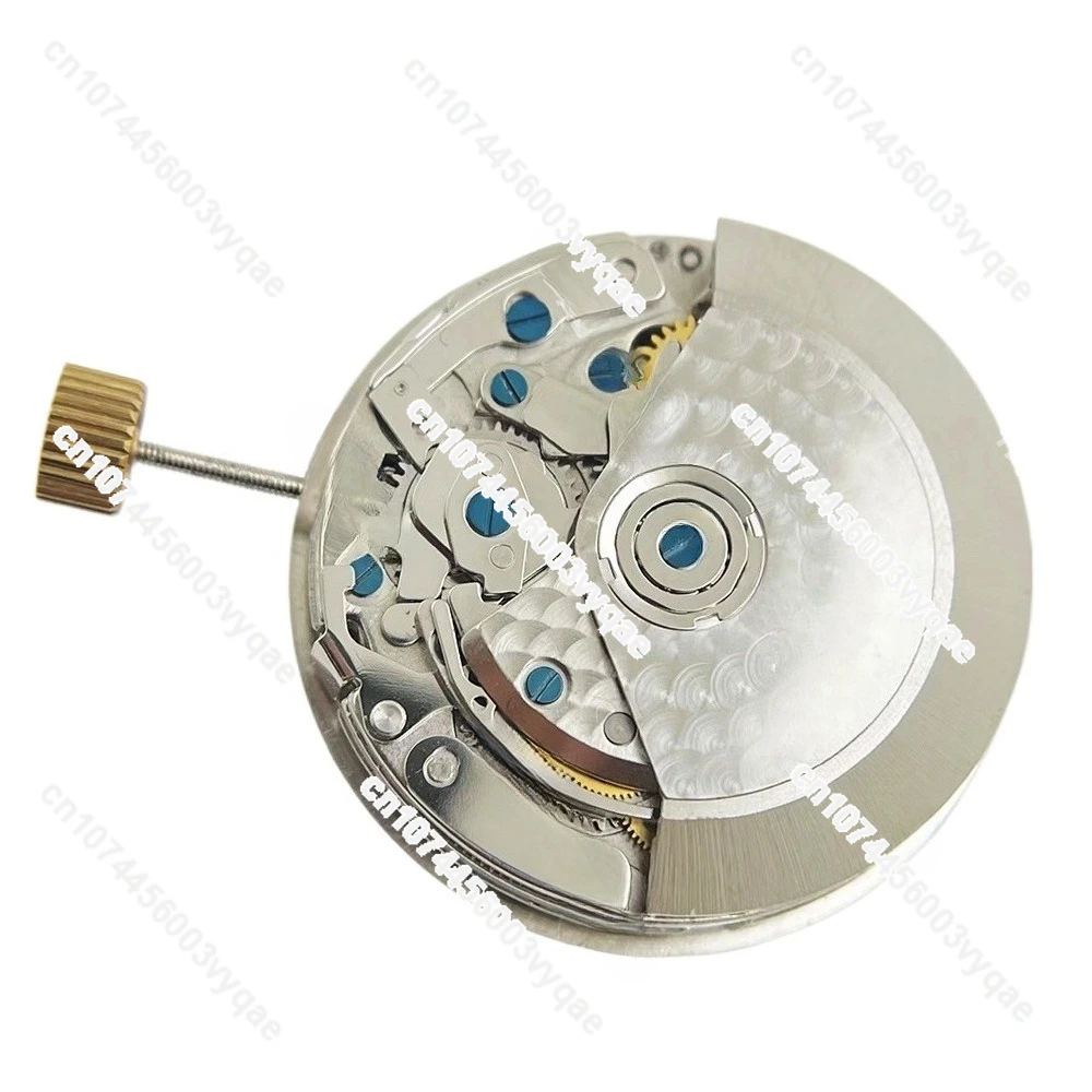 For 7750 Chronograph Mechanical Movement Dual Day-Date Black White Dial at 6/9/12 O'clock High Quality Movement Replacement