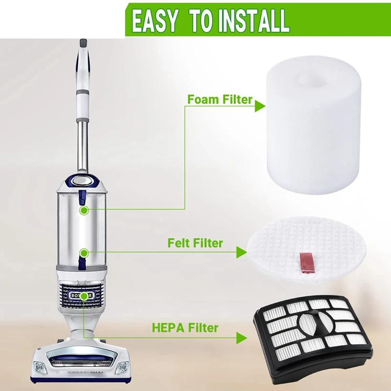 فلتر hepa بديل لـ shark nv500 nv501 ، ملحقات مكنسة كهربائية دوارة للمحترفين ، xff500 xhf500