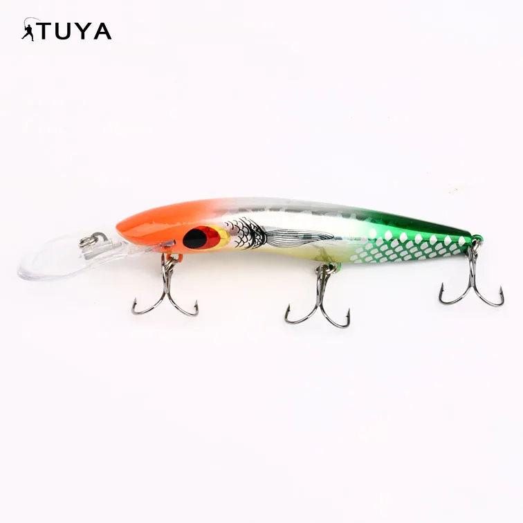 Color painted minnow heavy ure sinking with hooks