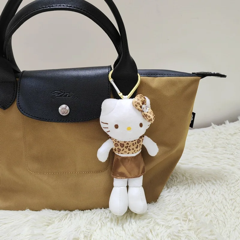 Neue Sanrios Kawaii Lange Beine Hallo Kitty Plüsch-schlüsselanhänger Anhänger Niedlichen Cartoon Puppe Spielzeug Rucksack Anhänger Mädchen Geburtstag Geschenke