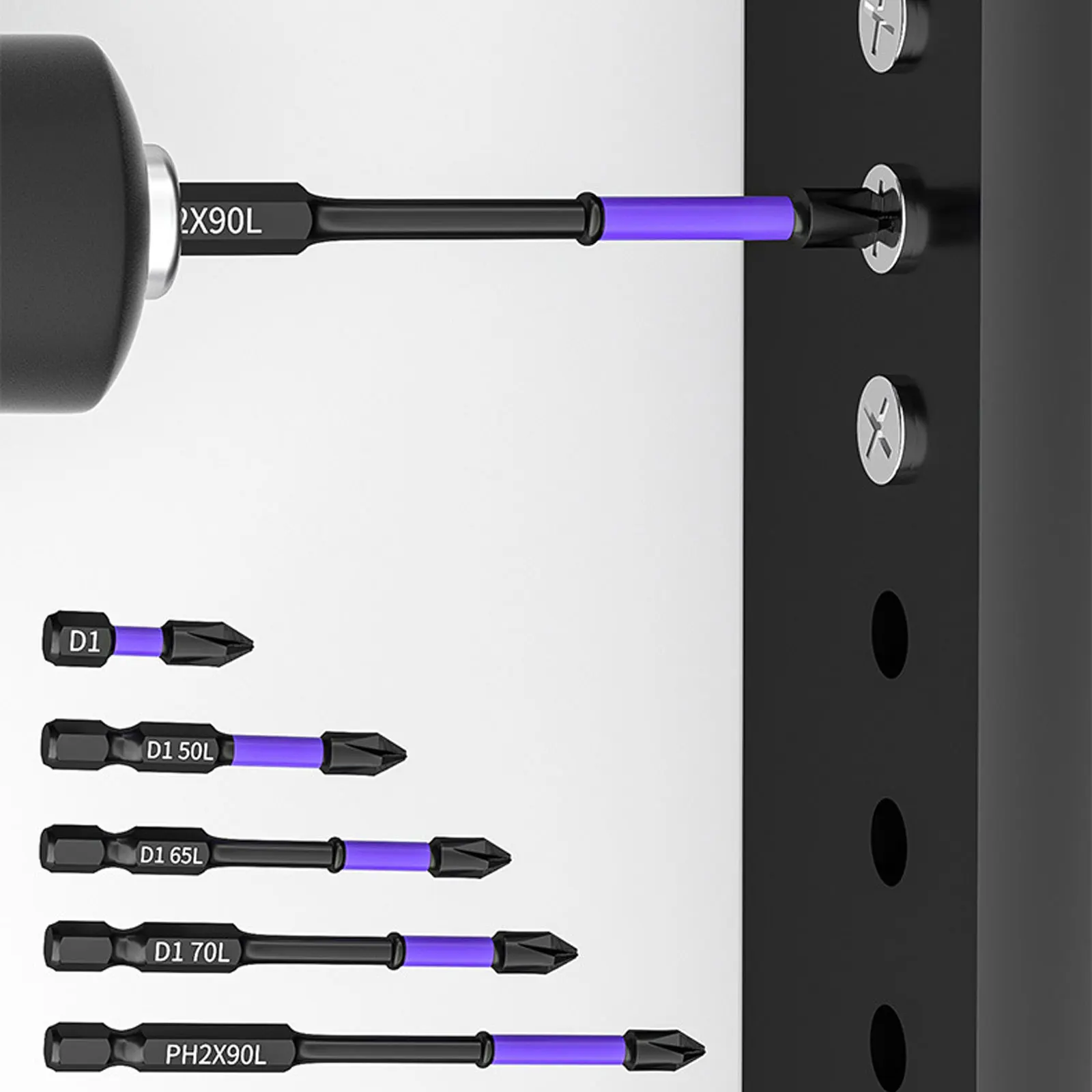 

10/20pcs PH2 Cross Screwdriver Set Magnetic Batch Head Impact Drill Bit Alloy Steel Non-slip Cross Screwdriver 25/50/65mm