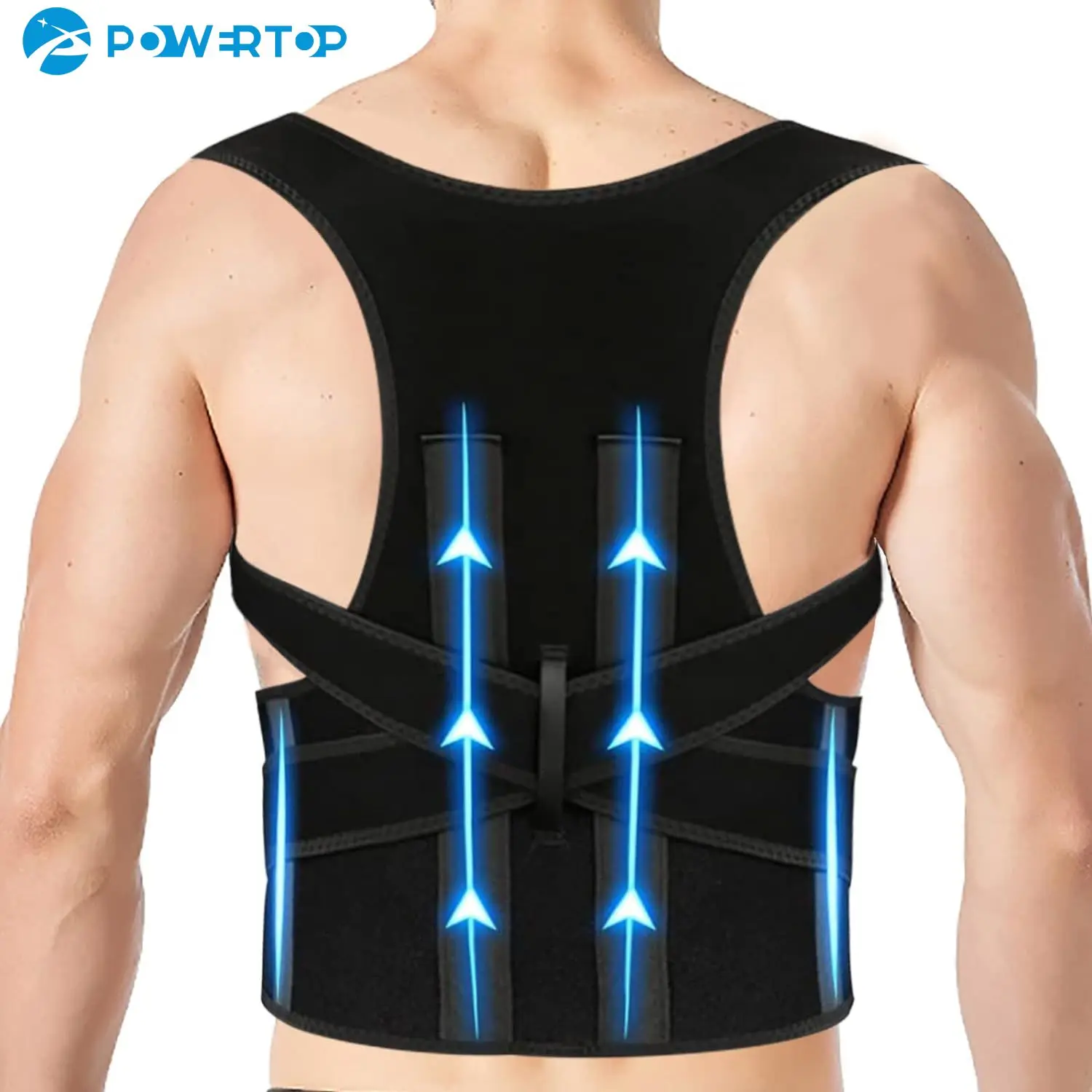 Back Brace Posture Corrector for Women and Men,Back Straightener Posture Corrector,Fully Adjustable Breathable Back Straightener