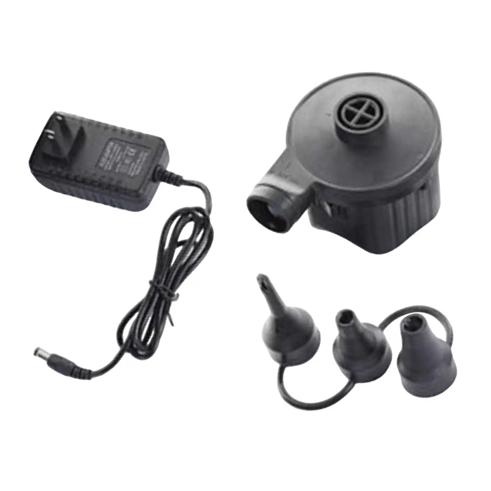 Electric Air Pump for Inflatable Air Mattress Pump Air Bed Pool Toy Raft Boat Quick Electric Air Pump Black