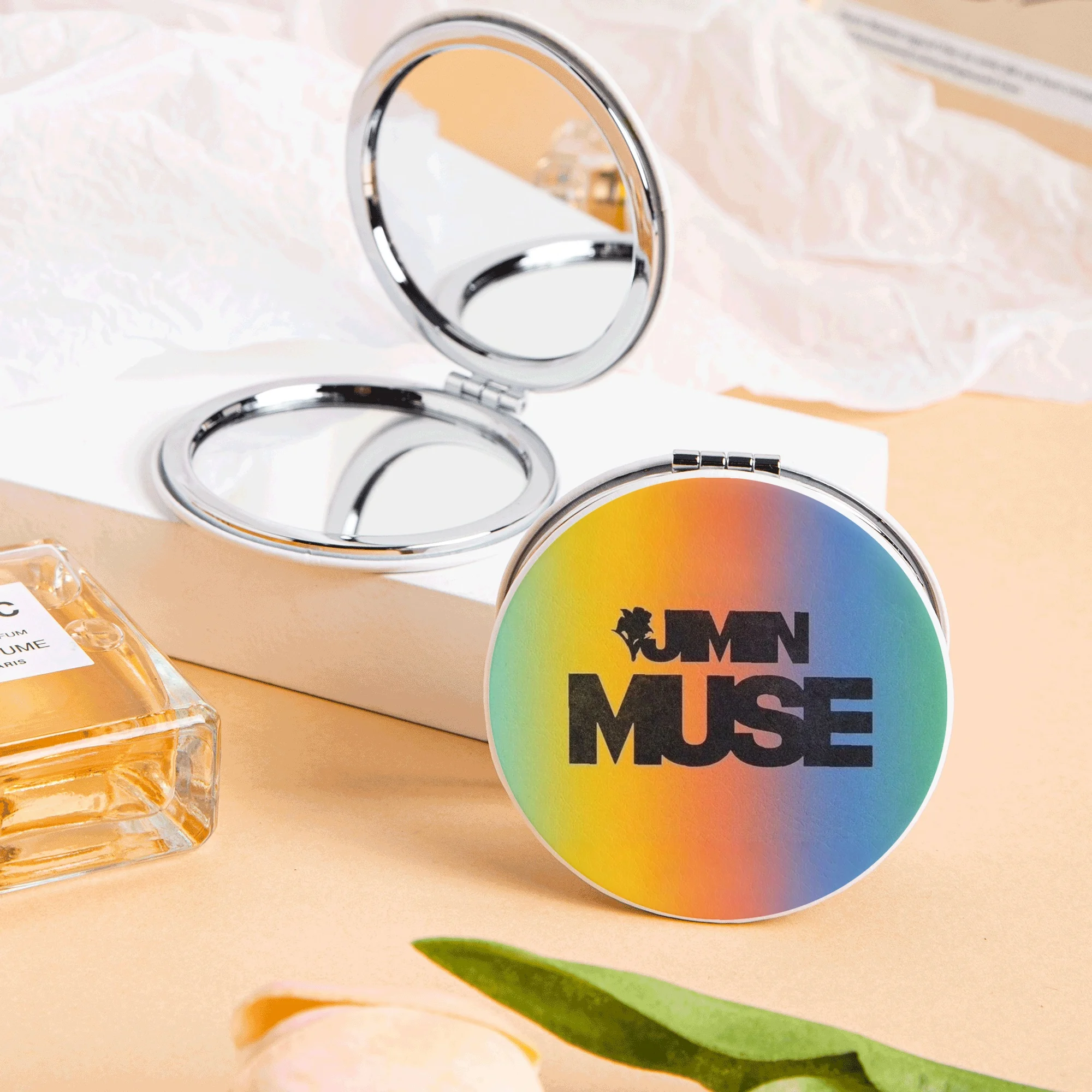 Kpop Kleine Spiegel Park Jimin Muse Nieuw Album Gezichten Accessoires Merchandise Goederen Mini Draagbare Make-Up Opvouwbare Cosmetica Leuke Geschenken