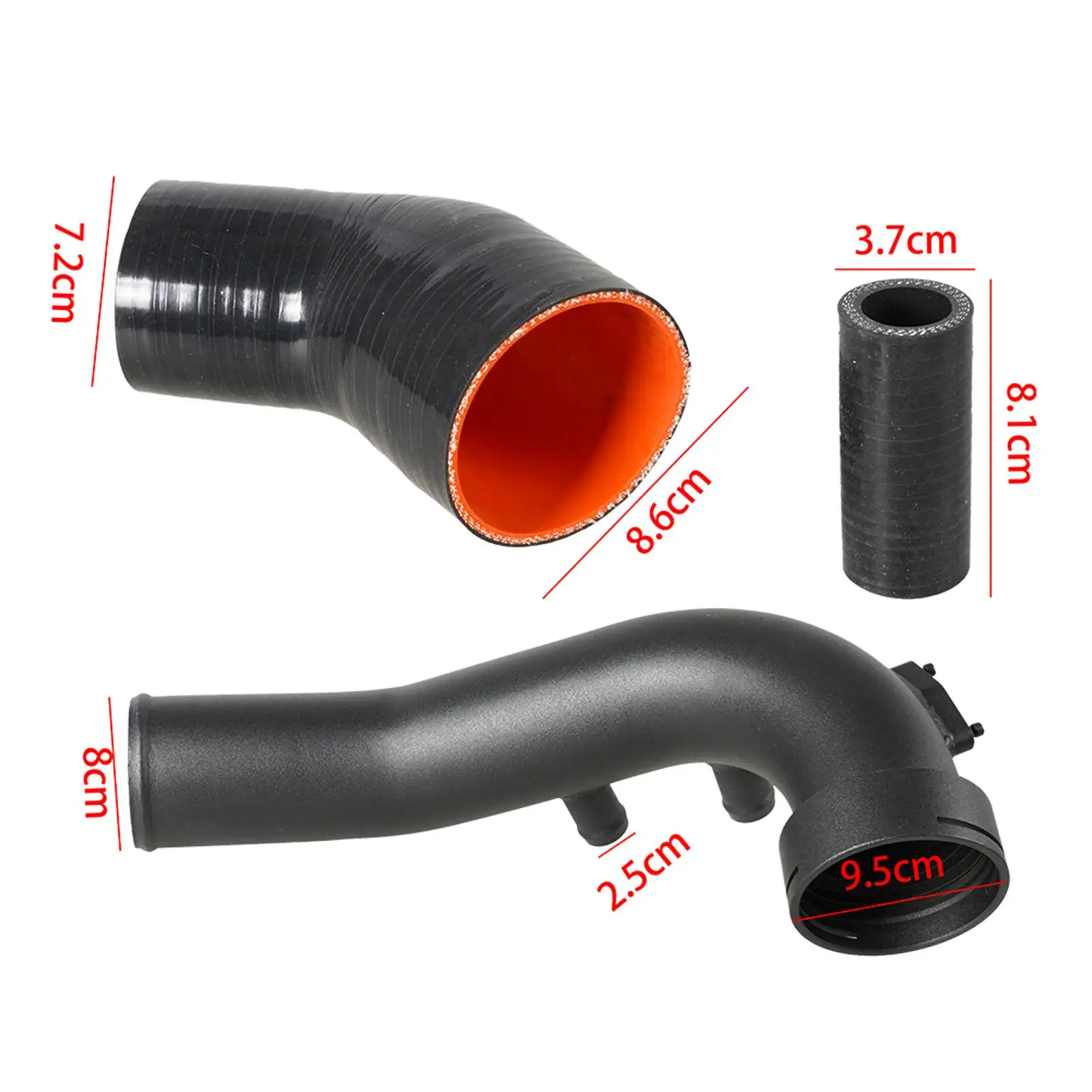 

Air Intake Turbo Charge Pipe Cooling Kit Cold Air Intake System Fit for BMW