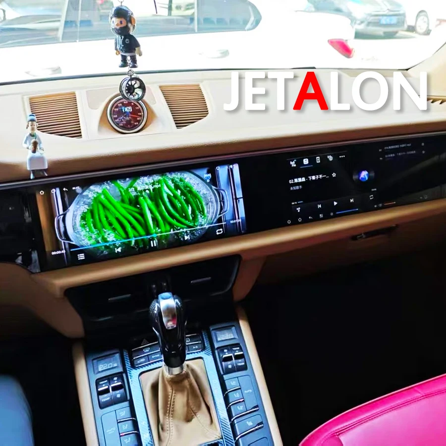 For Porsche Macan 2011-2017 2din Car GPS 8G+256GB Multimedia Video Player Radio Head Unit Carplay 12.3inch Android Dual Screen