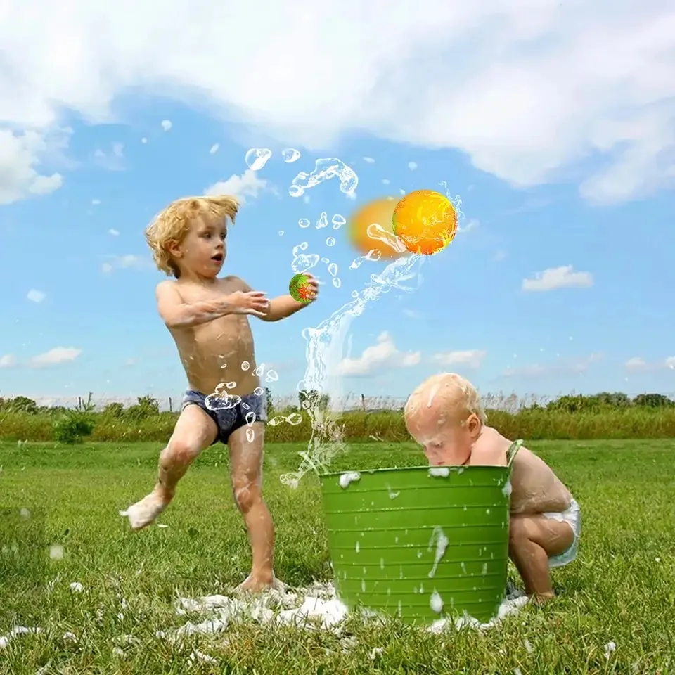 10-100 Stück wiederverwendbare Kinder saugfähige Stoffball saugfähige Wattebausch Sommer Strand Schwimmbad Party Geschenk Schwimmbad Spielzeug