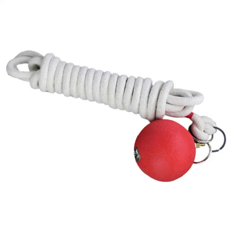 Rope Dart Trainer Exercise Throw Rubber Ball Practice Rope Dart Chinese Traditional Trainer User-Friendly Martial Arts Training