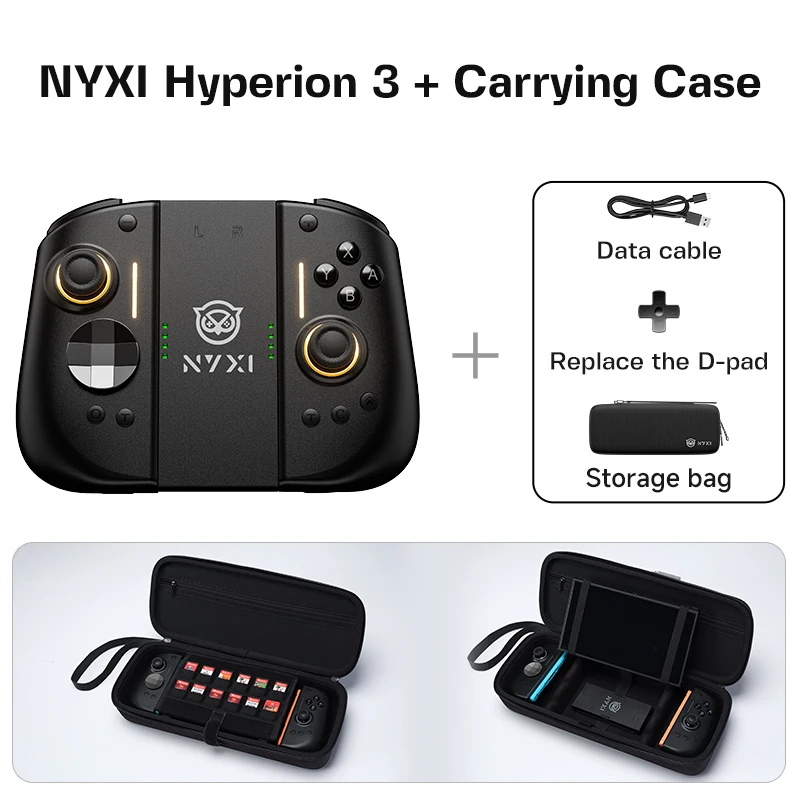 NYXI Hyperion 3 Joypad For Switch2 Wireless Joycon 9-Gyro Turbo Vibration image 3