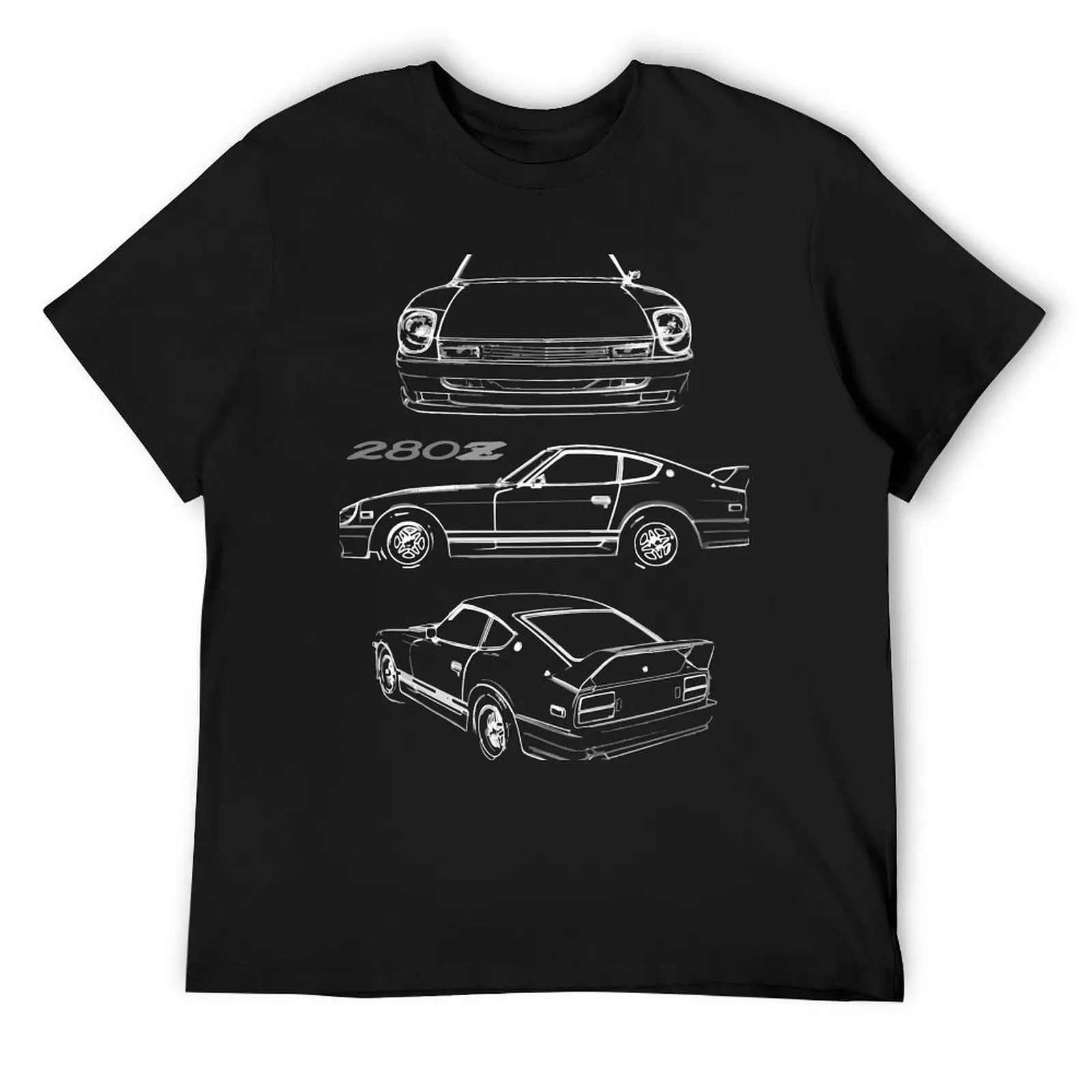1978, Datsun 280z, винтажный тюнер JDM, коллекционная футболка с автомобилем, одежда в стиле аниме, мешковатые рубашки, рубашки с графическим рисунком, мужская футболка