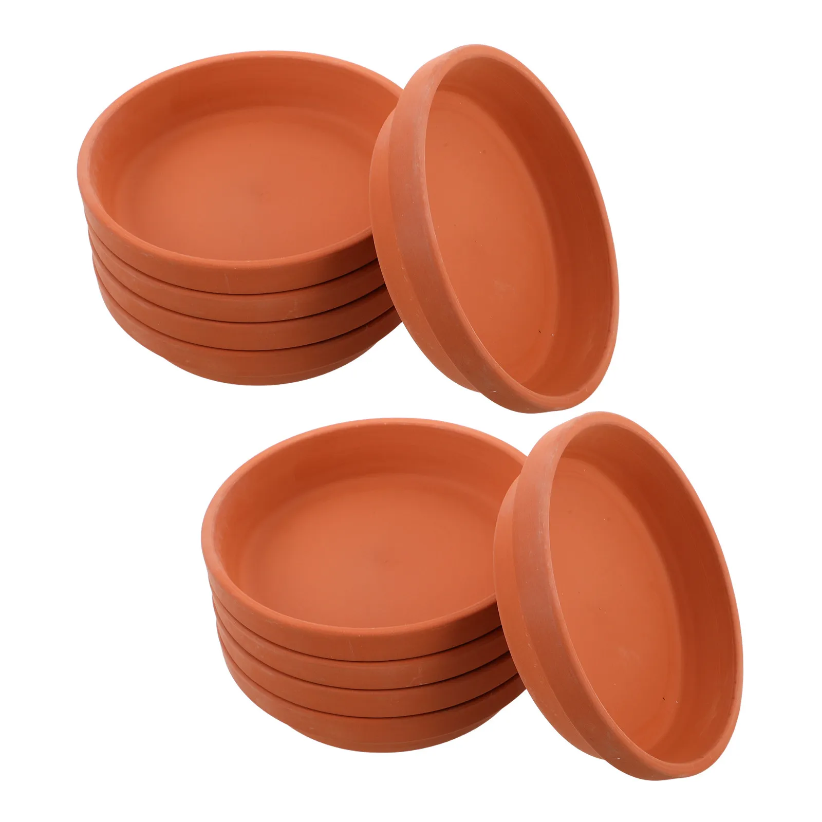 12pcs Plant Pot Saucers 11cm Terracotta Drip Pans Water trays, For Indoor/Outdoor Garden Plant Pots