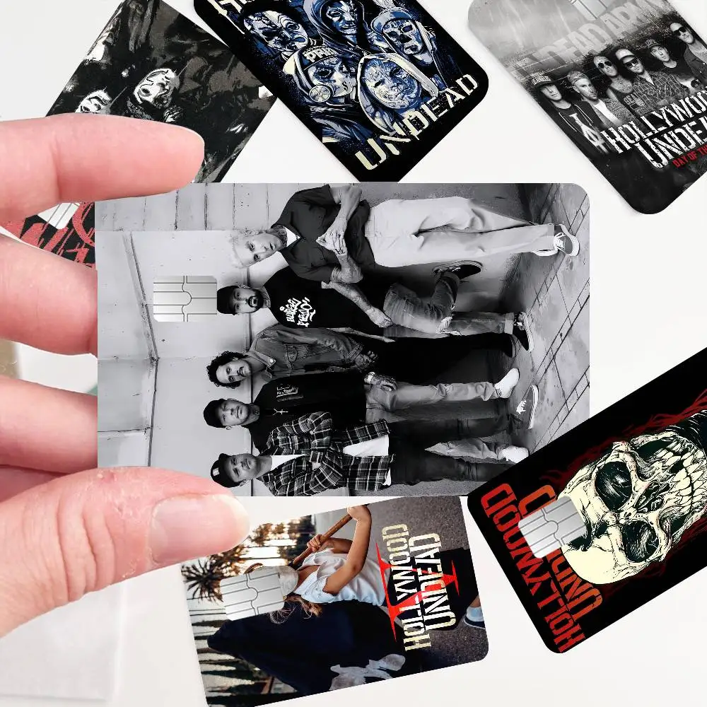 Pegatina de Vinilo para Tarjeta de Crédito, Débito, Banco o Autobús con Diseño de la Banda H-Hollywood Undead, 100% en Oferta