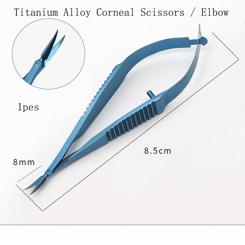 Venus กรรไกร Ophthalmic กล้องจุลทรรศน์ความงามคู่ตาเย็บตัด8.5ซม.กรรไกร Express