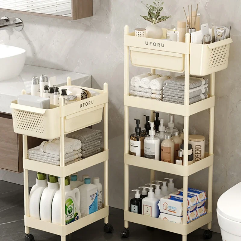 Multi-functional Storage Shelf, Kitchen, Bedroom, Baby Snack Shelf, Mobile Shower Organizer , Bathroom Organizer and Storage