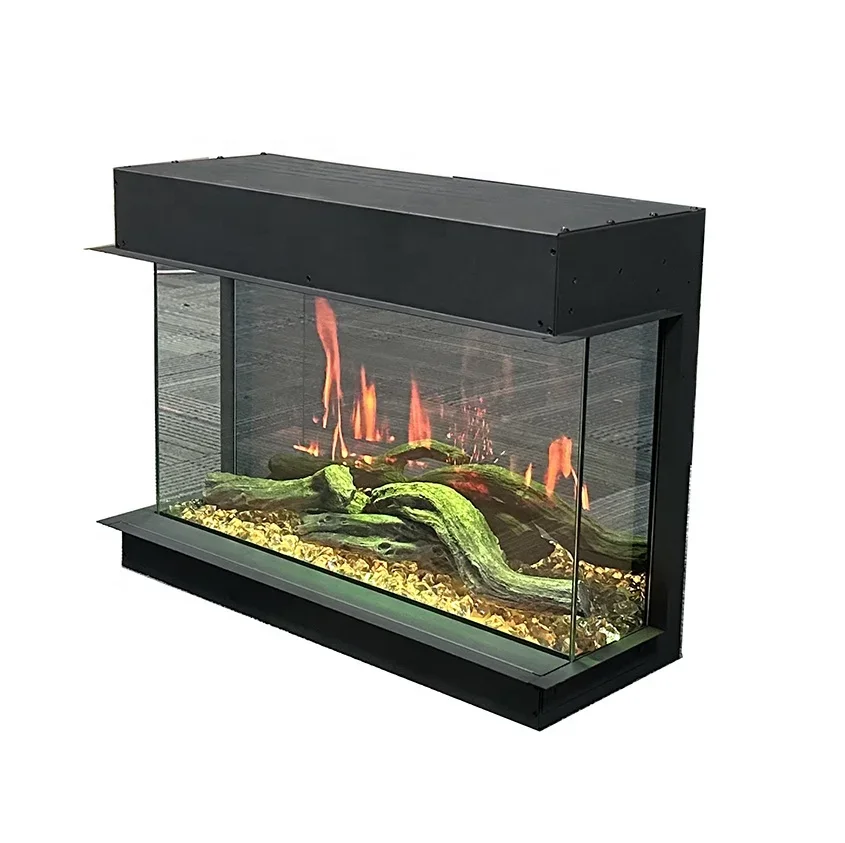 Virtual Electric Fireplace With Sparks LCD Electric Fireplace 23 40 Inch Wireless Fire Place