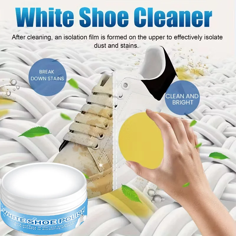 جل تنظيف الأحذية متعدد الاستخدامات من Cnofims: تركيبة ثنائية الكربونات الصوديوم، أكسدة غير قابلة للغسل/مزيل البقع وإزالة الشحوم