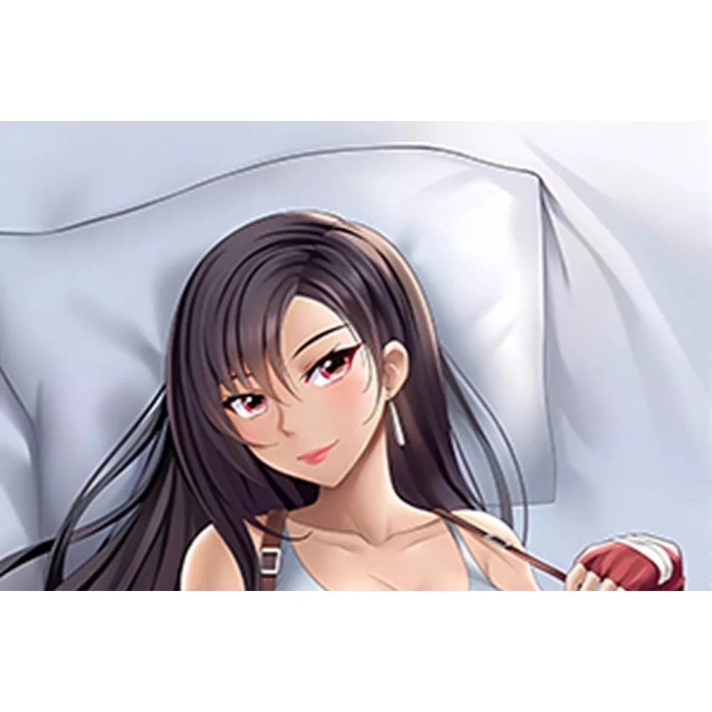 Otaku Fan Collection Dakimakura Shell Tifa Lockhart Anime Figure Body Pillow Cover