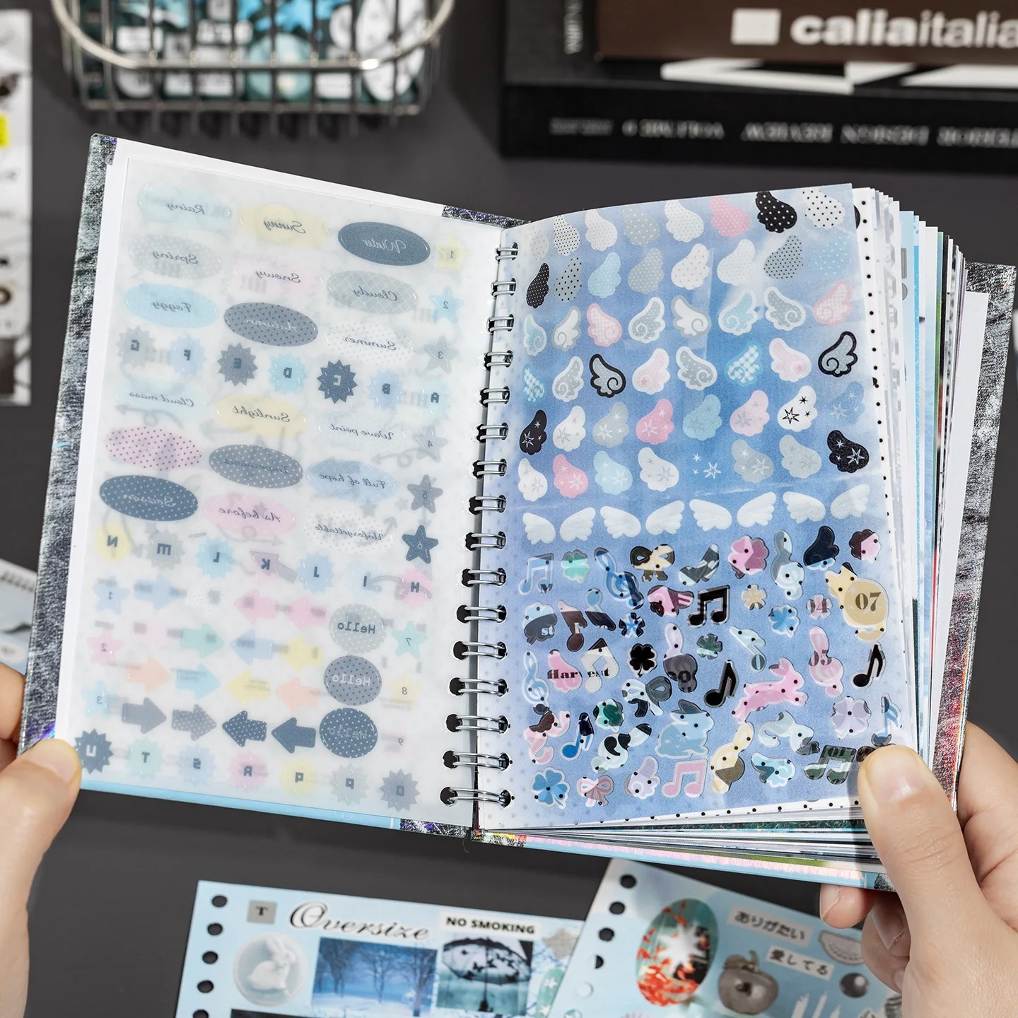 Kawaii Kpop Fotokarten Dekorative Scrapbook-Aufkleber Buch Journal DIY Handbuch Material Schreibwaren