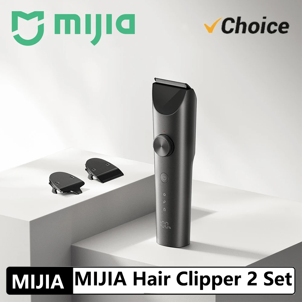 original-mijia-hair-clipper-2nd-kit-set-titanium-bladecordless-hair-trimmer-usb-c-ipx7-waterproof-lcd-professional-barber-cn