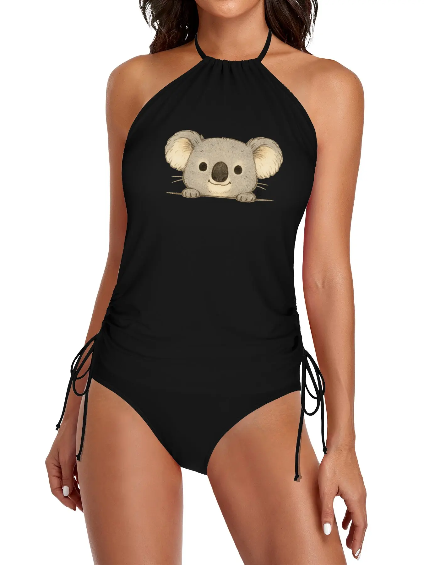 

Cute Koala - Pocket Koala Split Swimsuit Set Women beach Summer dress bikini sexy swimming wears for ladies