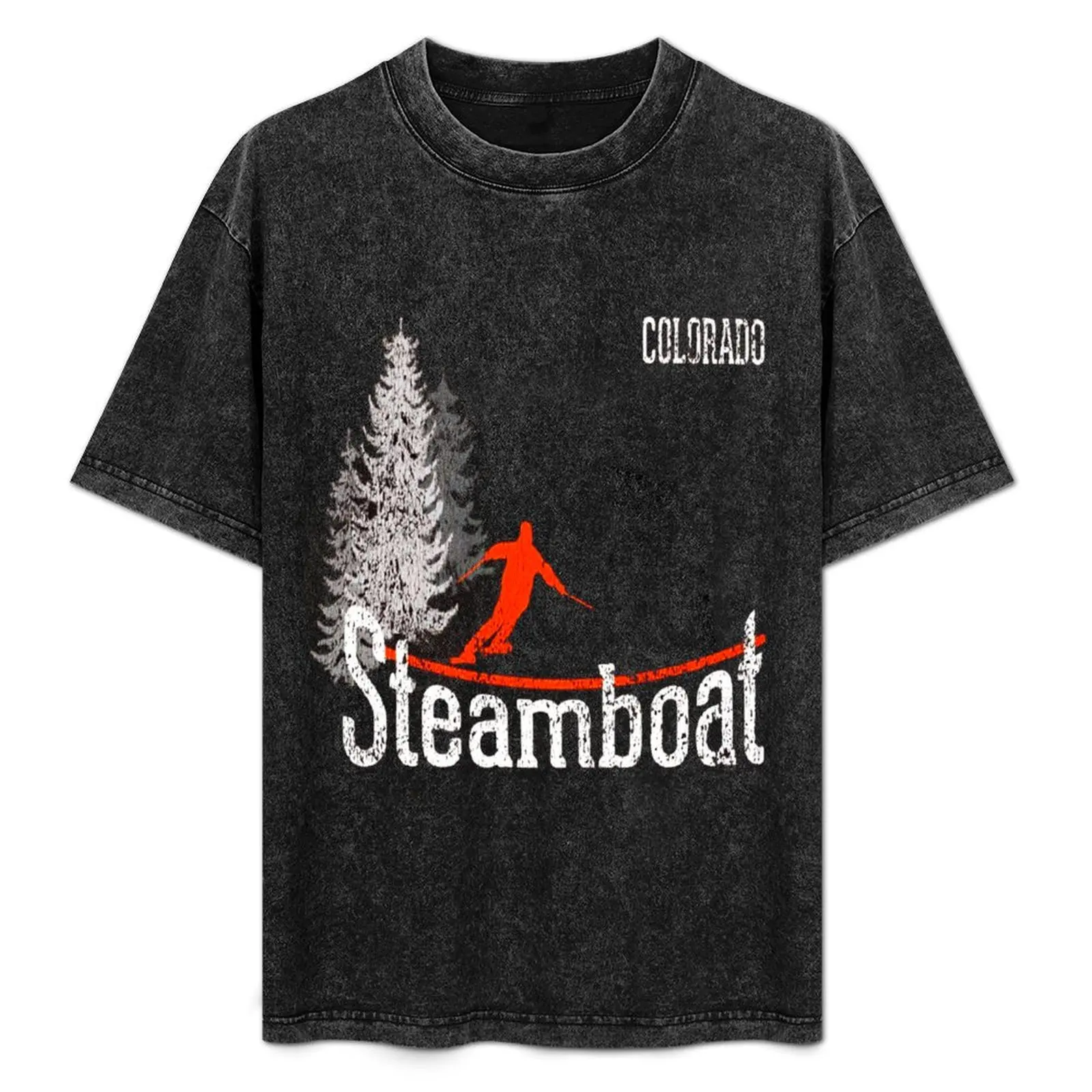 Colorado Steamboat T-Shirt summer top for a boy sublime anime figures mens t shirt