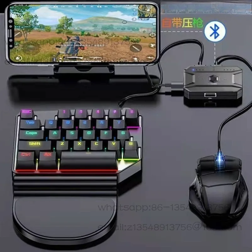 Eat chicken, press gun, auxiliary burst keyboard M1 cloud computer mouse set Bluetooth connection