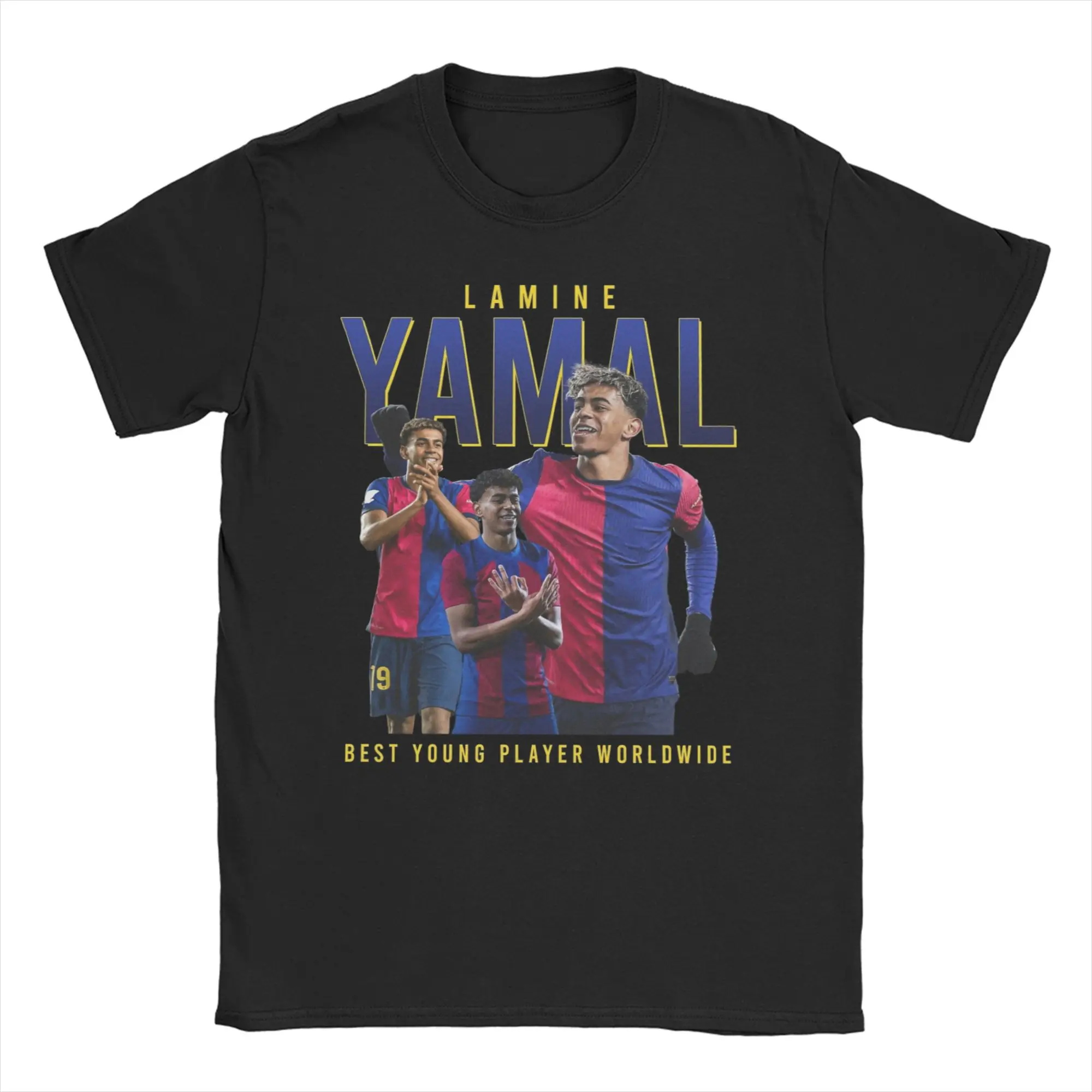 

Юмор Ламин Y-Yamal футболки мужские женские с круглым вырезом из чистого хлопка футболка футбольная футболка с короткими рукавами уникальная одежда