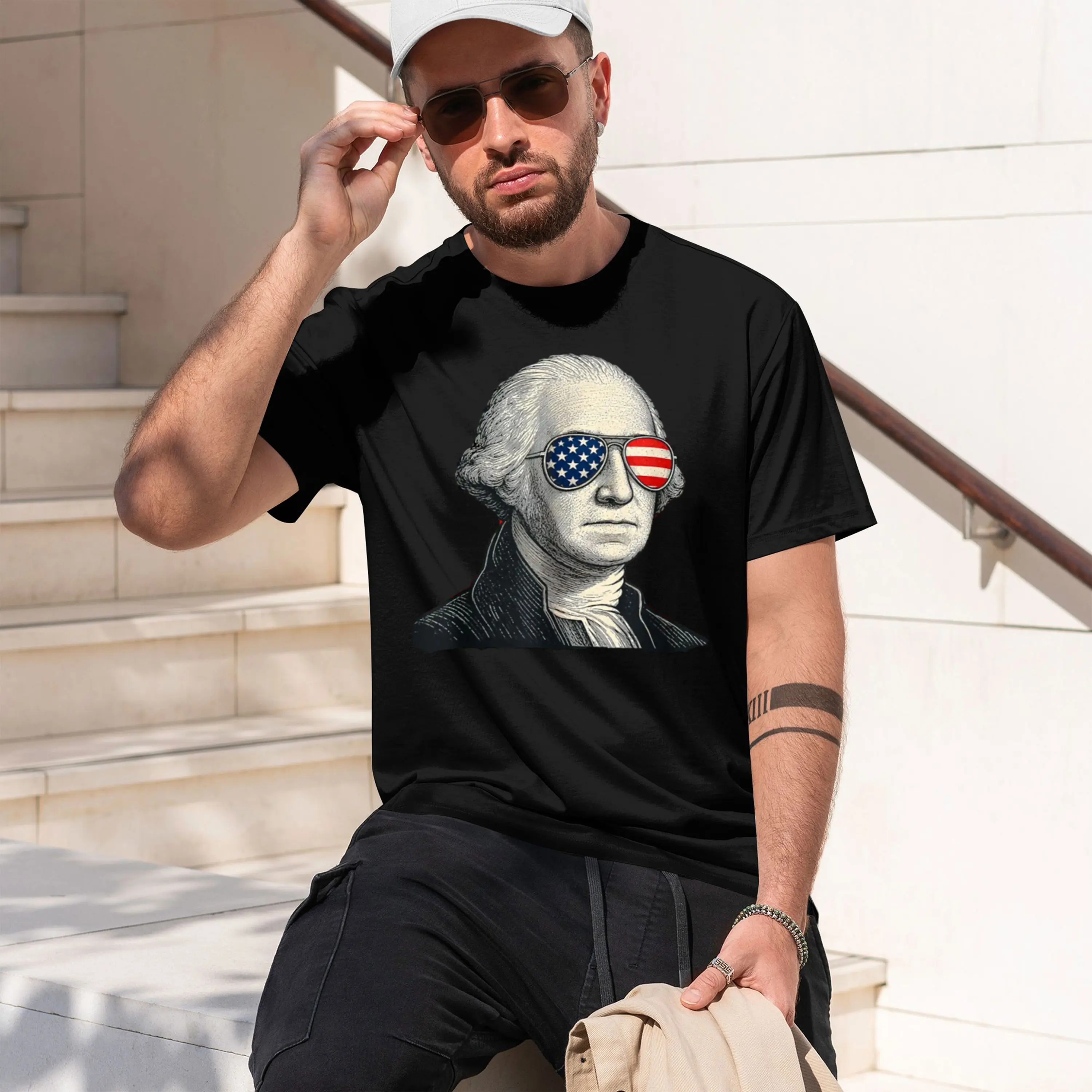 The British Blew 13 Colony Lead Funny Washington 4Th Of July T-Shirt Summer Short-Sved Breathable Sweat-Wking Versatile 2026 New