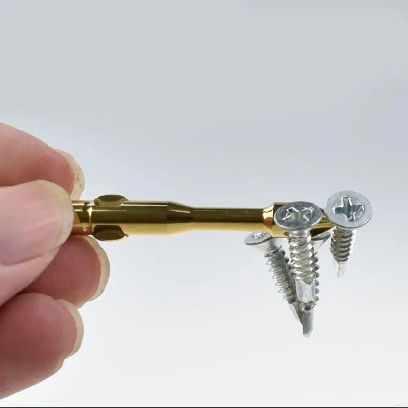 Bit cacciavite magnetico WXTC 10pcs Bit 5 mm/6 mm Impatto Electric Bit Set Prate per trapano per trapano per trapano Parte