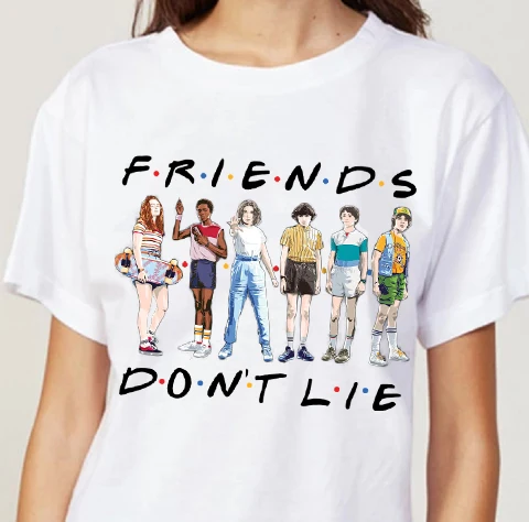 

2022 Friends Dont Lie Mystical Celestial Graphic Tshirt Women Vintage Boho Cotton Oversized T Shirt Hippie Retro Aesthetic Tops