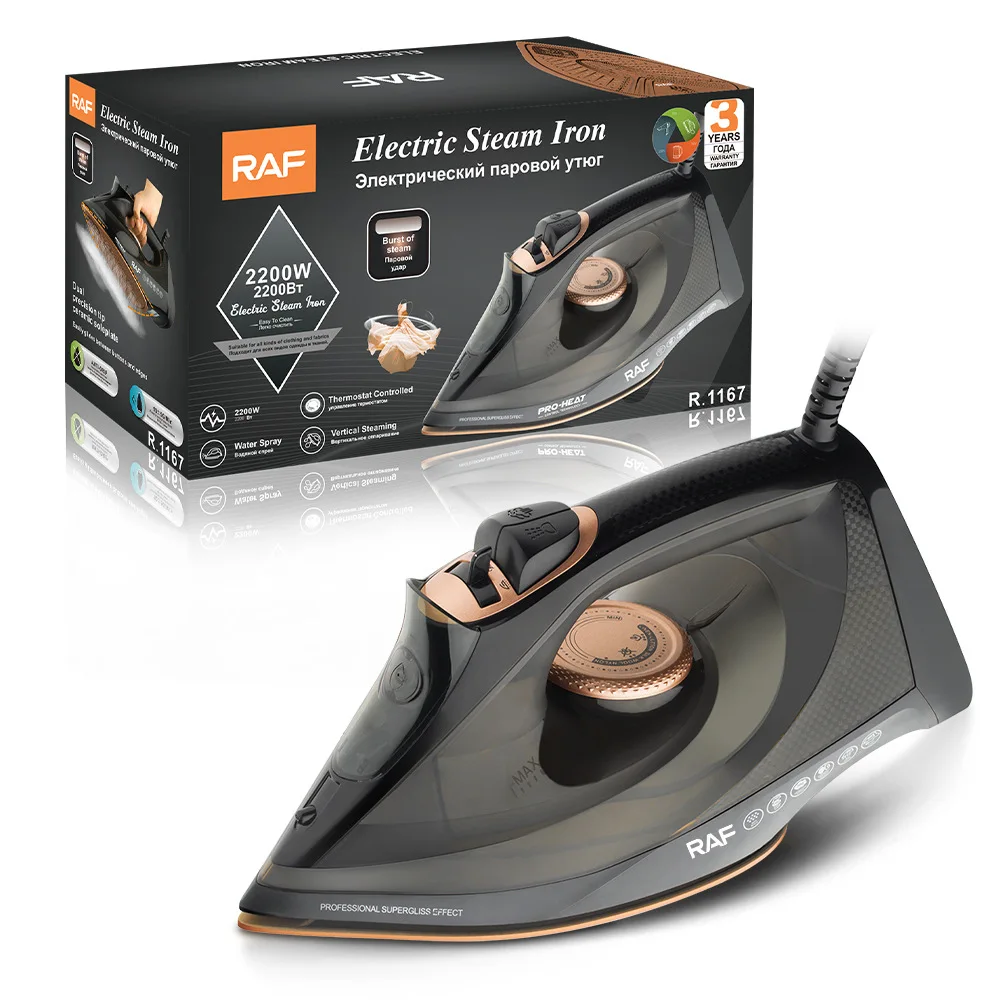 

2200W High-Power Portable Electric Iron Household Steam Iron with Ceramic Soleplates