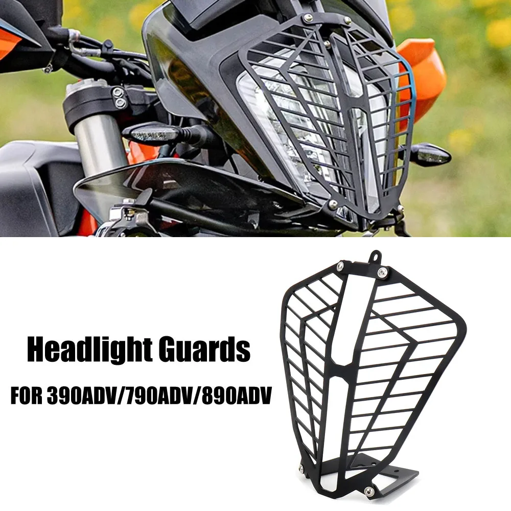 

Motorcycle Accessories Headlight Protection Guard Cover For 890ADV 790ADV 390ADV 890 790 ADVENTURE S R 390 Adventure 2019-2023