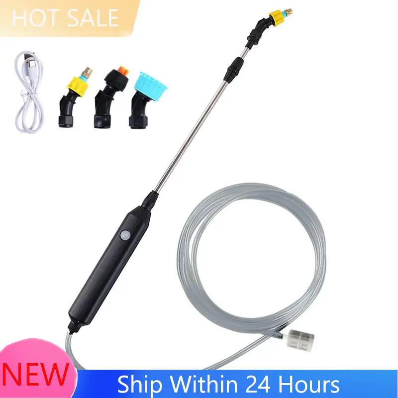

A78K New Electric Garden Watering Spray With Hose USB Adjustable Lawn Sprayer Nozzle Sprinkler Weeds Plant Mister