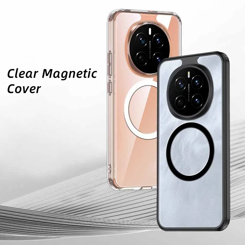 

Matte Clear Magnetic Wireless Charging Armor ForMagsafe Case For Honor Magic7 Pro Case Magic6 6 Pro Military Shockproof Cover