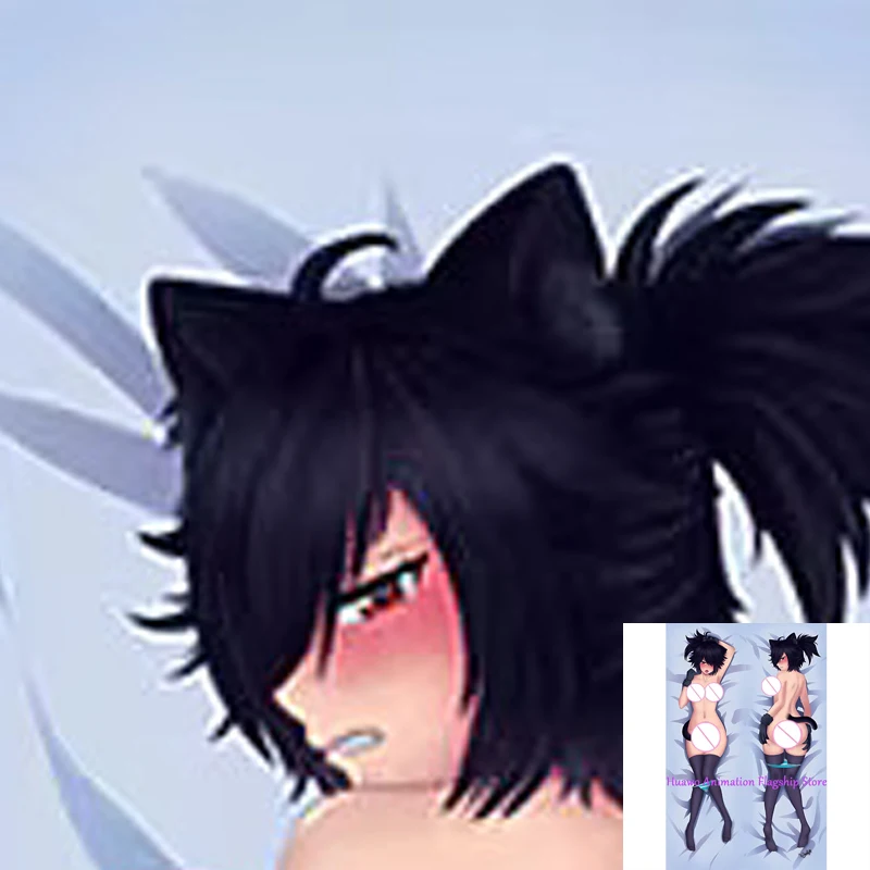 

Dakimakura Anime Pillow Cover NekoMaid Double Sided Print 2Way Cushion Cover Xmas
