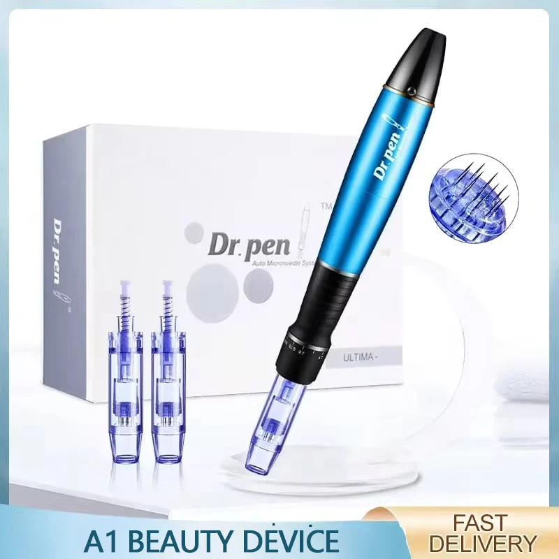 derma-pen-a1-con-5-livelli-di-regolazione-penna-elettrica-con-ago-da-025mm-nanonidioli-per-trattamenti-viso-e-cura-della-pelle-strumento-per-trattamenti-spa