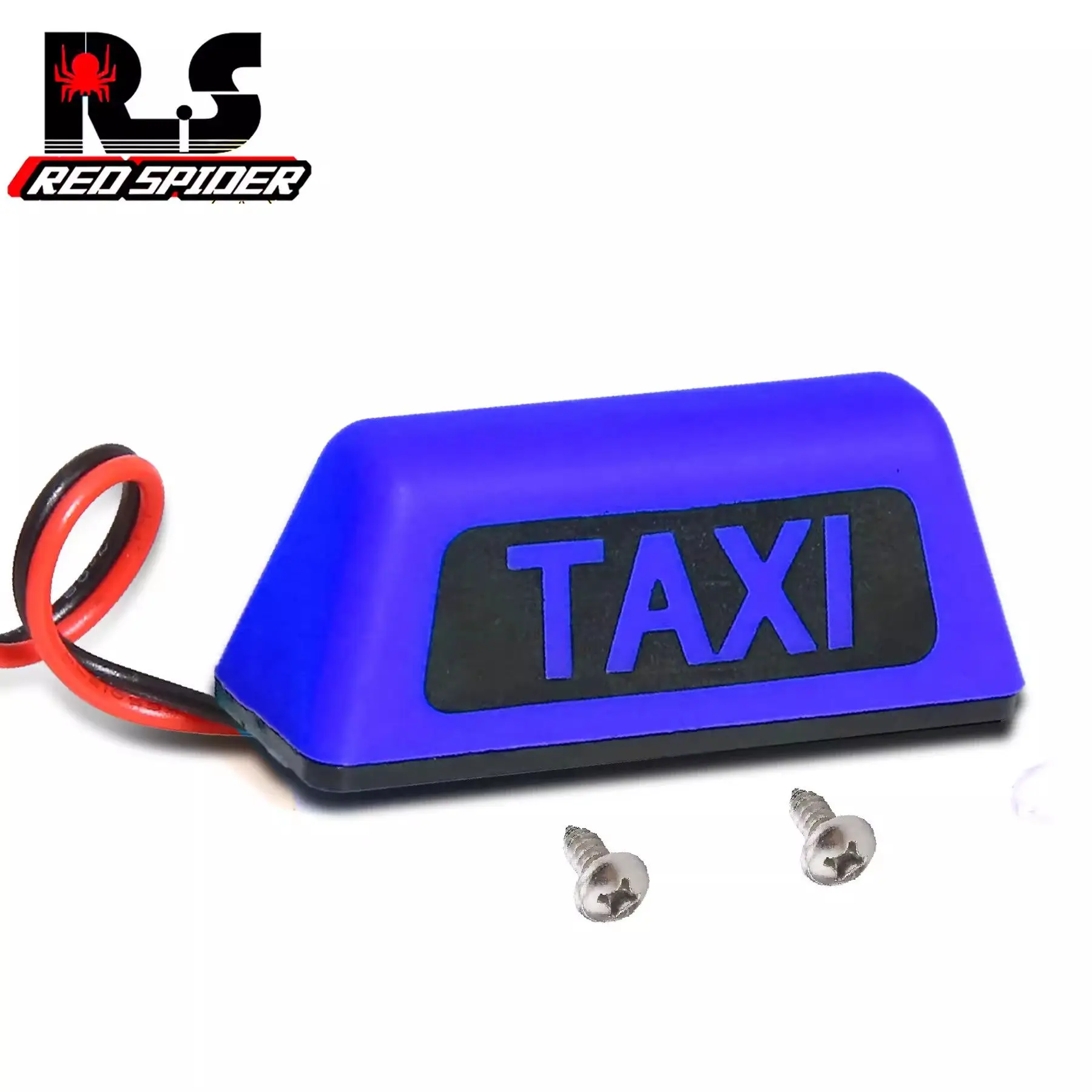 Symulacja LED - lampka dachowa taksówki, dekoracja do samochodów RC 1/10, samochodów driftowych, TRX4 Defender, Bronco, AXIAL SCX10, RC4WD D90, TT02, CC01