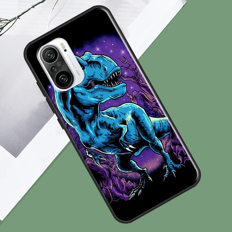 حافظة تي ريكس ديناصور تيرانوصور لهاتف شاومي 13 14 15 Ultra 13T 14T 15T Pro 17 Pro Max POCO F7 F5 F6 X5 X6 X7 Pro #4