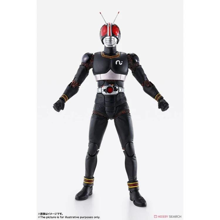 BANDAIS-Black SHF Tokusatsu شخصية أنيمي ، موديل قابل للتحصيل ، راكب مقنع ، هدايا للأطفال ، أصلي ، متوفر