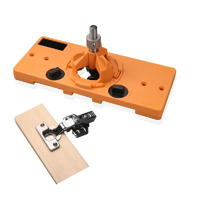 

35mm Concealed Hinge Jig Kit Woodworking Tools Suitable for Face Frame Cabinet Cupboard Door Hinges Installation