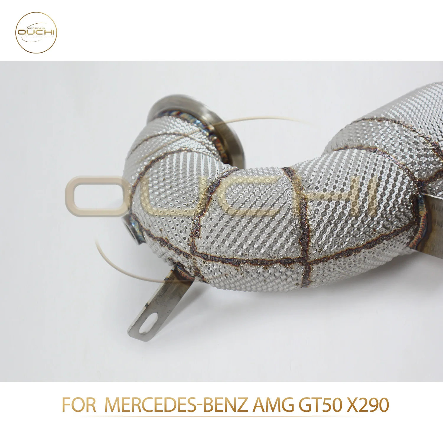 Ouchi No Fault Light Stainless Steel Downpipe For Mercedes-Benz AMG GT50 X290 High Performance Exhaust Part🛠