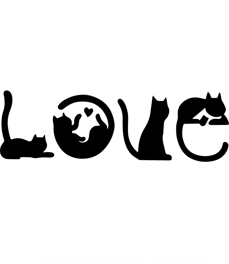 Car Stickers Funny and Cute Pet Cat Vinyl Stickers Car Bumper Rear Window Body Decoration Decals Waterproof Sunscreen