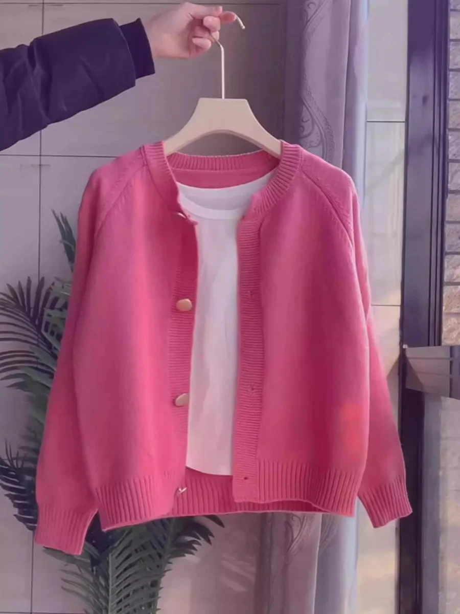 Pink Ort Knitted Op… - image