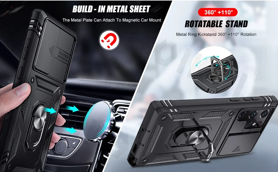 Kamera-Schiebeobjektiv-Hülle für Samsung Galaxy S25 Ultra S24 Ultra S24 FE S23 FE A55 A16 A15 A54 A52 A35 Schutzqualität Rugged Cove – Detail 8