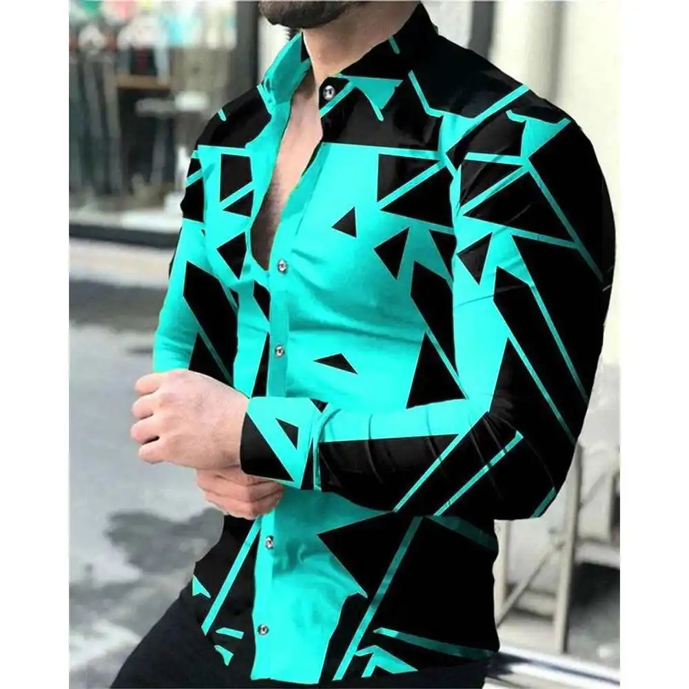 

Digital Print Long Sve Casual irt 3D Printed Comfortable Cotton Summer Ice Sensation Leisure Faion for All Ages