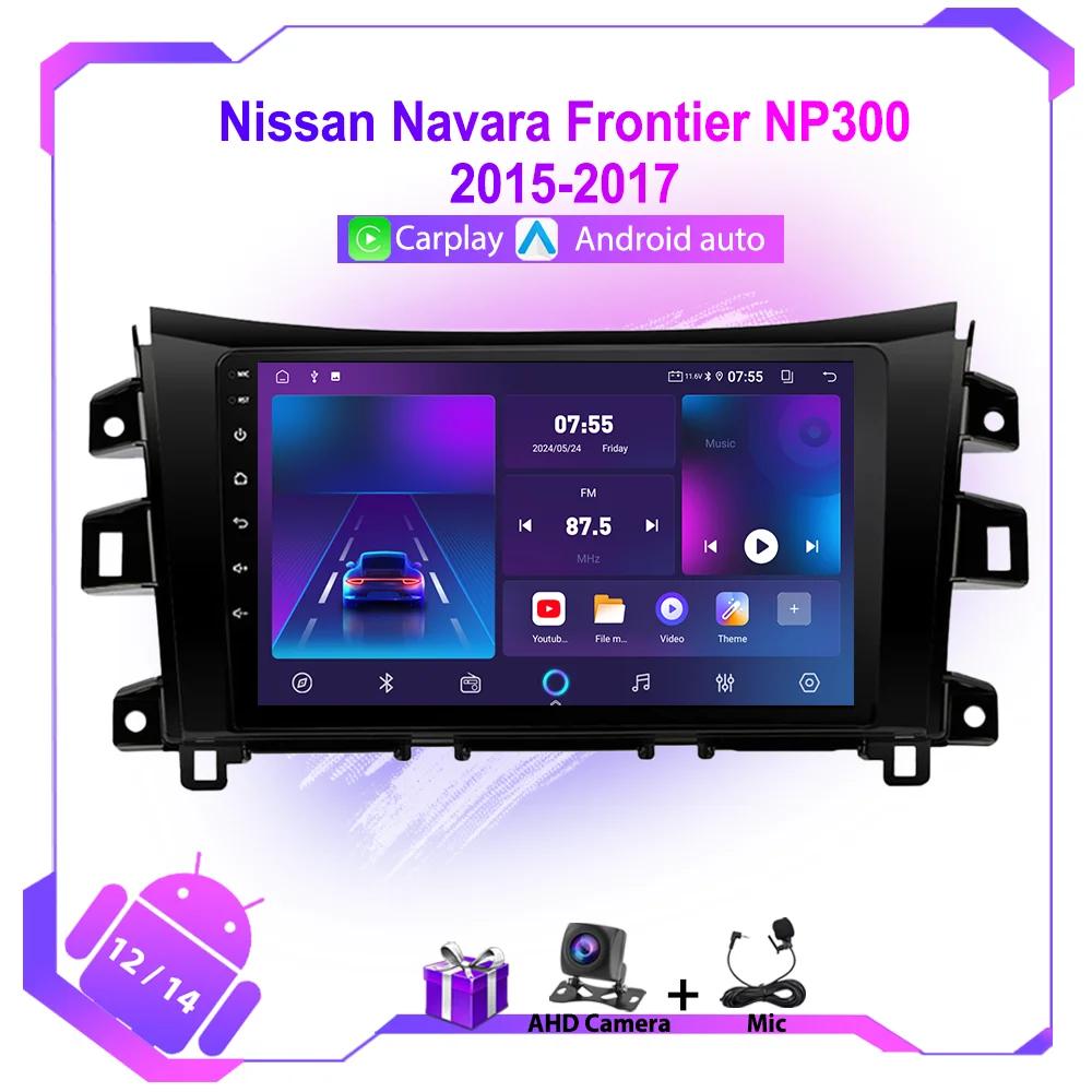 

Car Radio WIFI 4G For Nissan Navara Frontier NP300 2015-2017 Wireless Carplay Multimedia Video Player GPS Navigation Video Audio