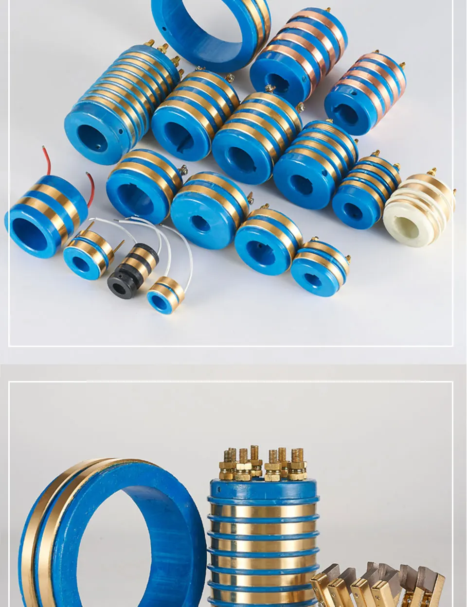 33A 70mm OD Traditioneller Schleifring und Kohlebürstenhalter-Set 8,5mm Ringbreite Leitfähiger Drehring für Geräte Jumpasit – Detail 7